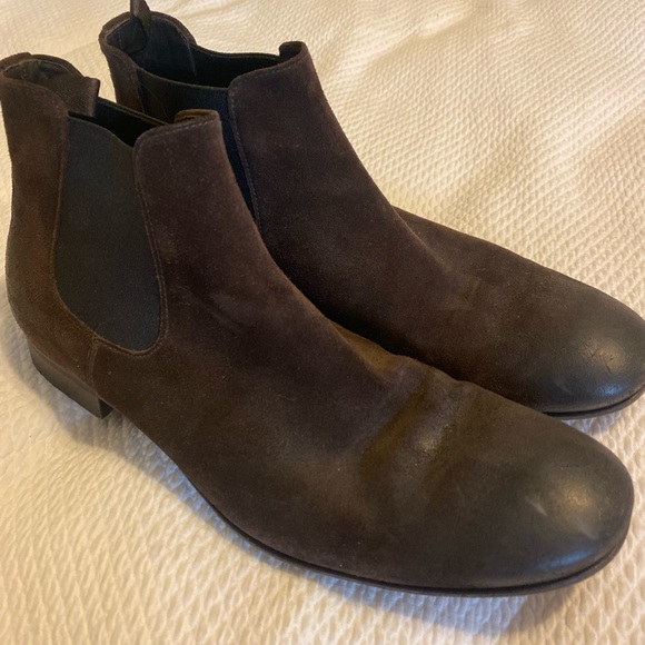 Prada Other - Prada Mens Brown Suede Ankle Boots